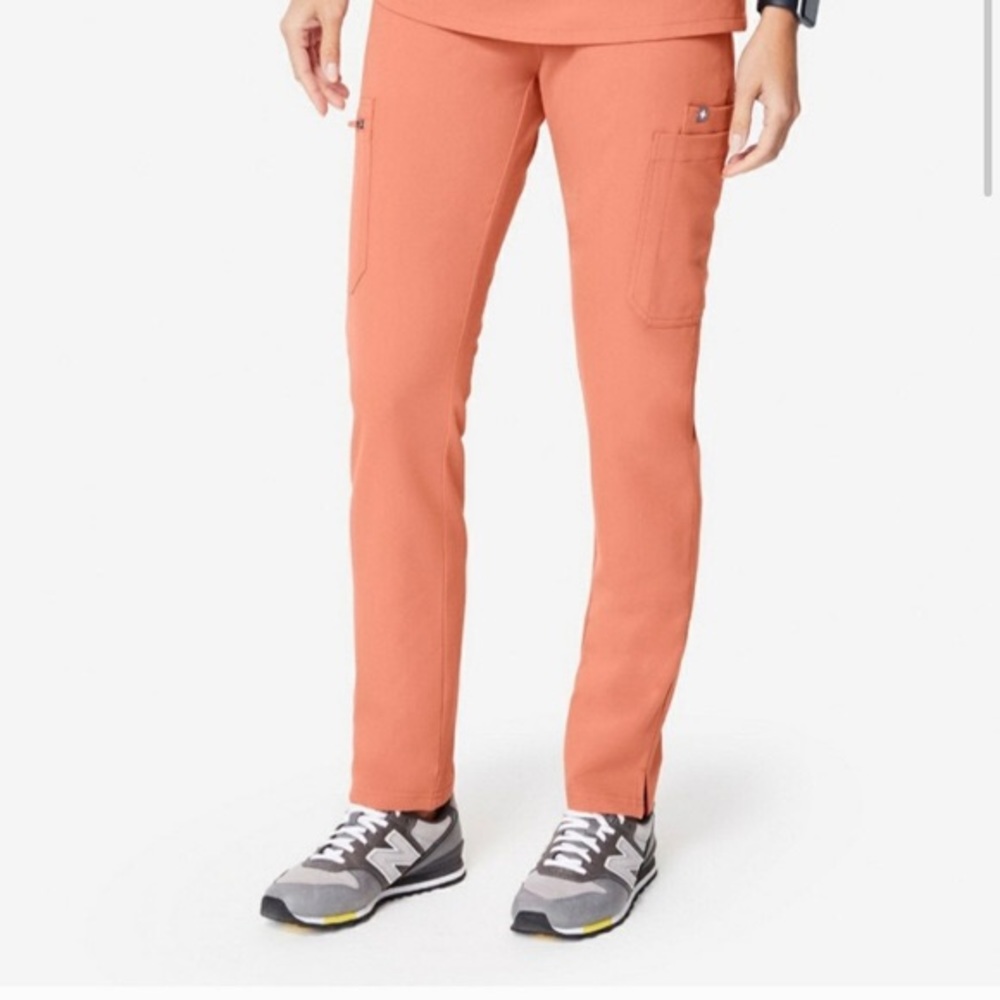 Figs Yola Skinny Pants Coral